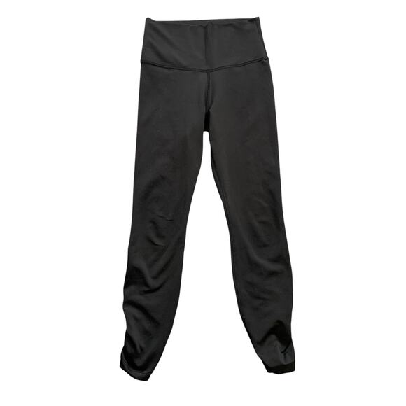 Nike Leggings Womens XS Extra Small Black Dri Fit Yoga High Waisted Ruched Ankle - Picture 1 of 14